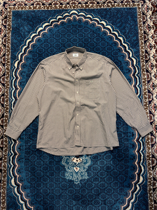Lacoste Check Brown Shirt - 43