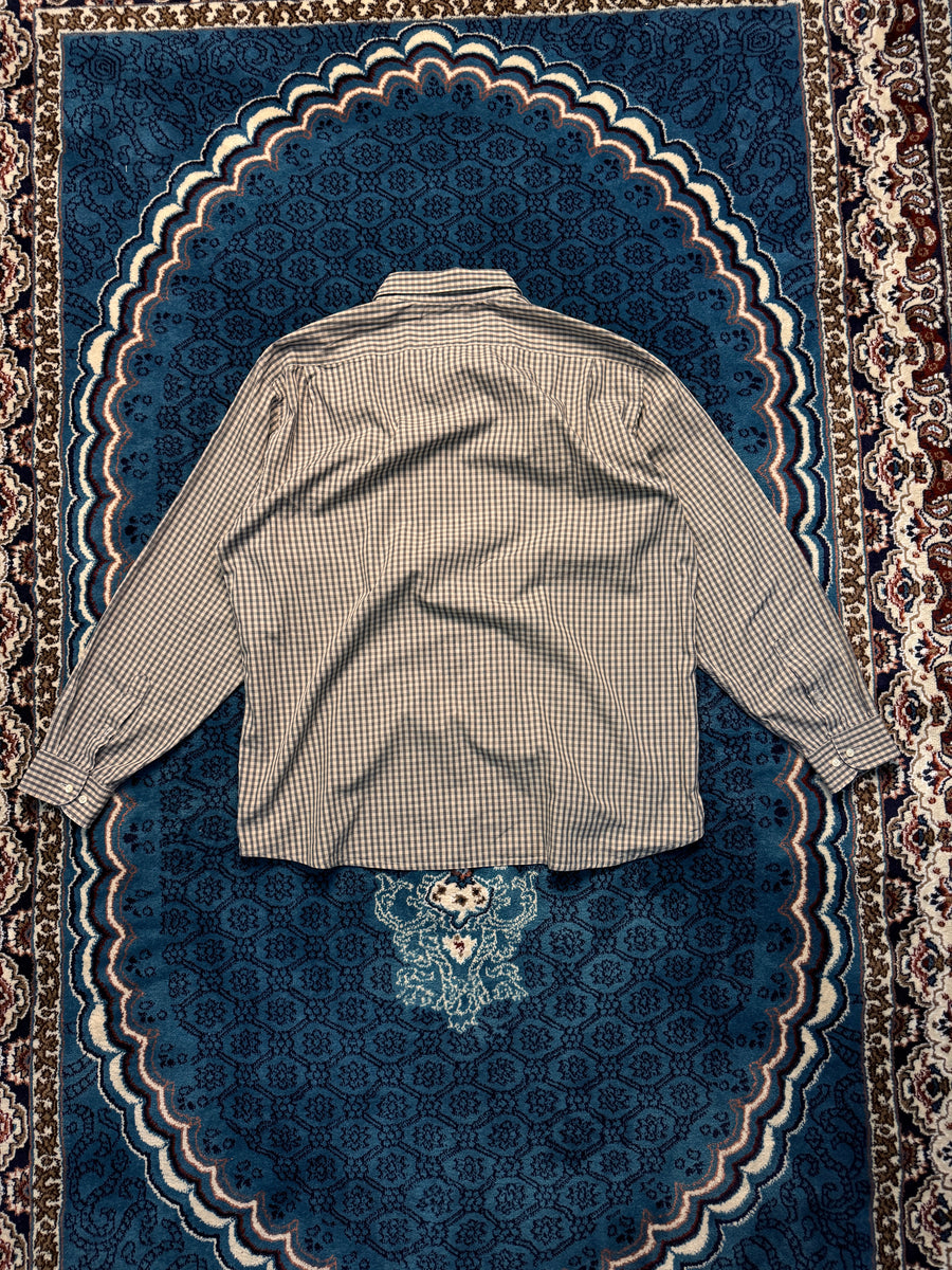 Lacoste Check Brown Shirt - 43