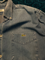 Lacoste Denim Style Blue Shirt Distressed - 39