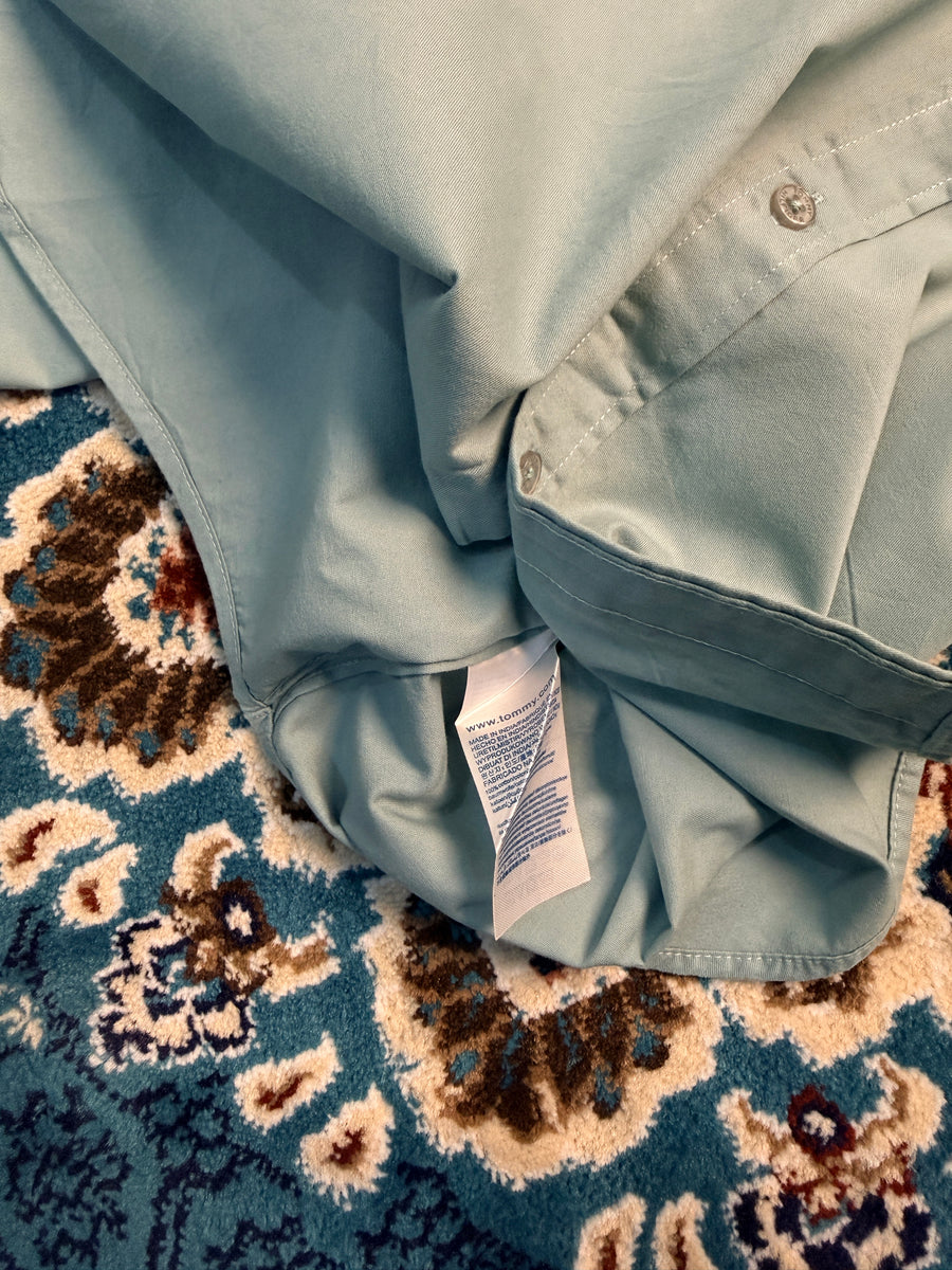 Tommy Hilfiger Sea Green Regular Fit Shirt - XL