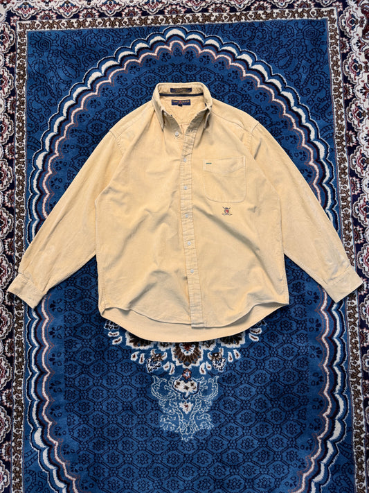 Tommy Hilfiger Golf Vintage Courdroy Beige Shirt - M