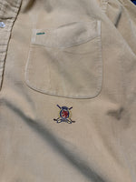 Tommy Hilfiger Golf Vintage Courdroy Beige Shirt - M