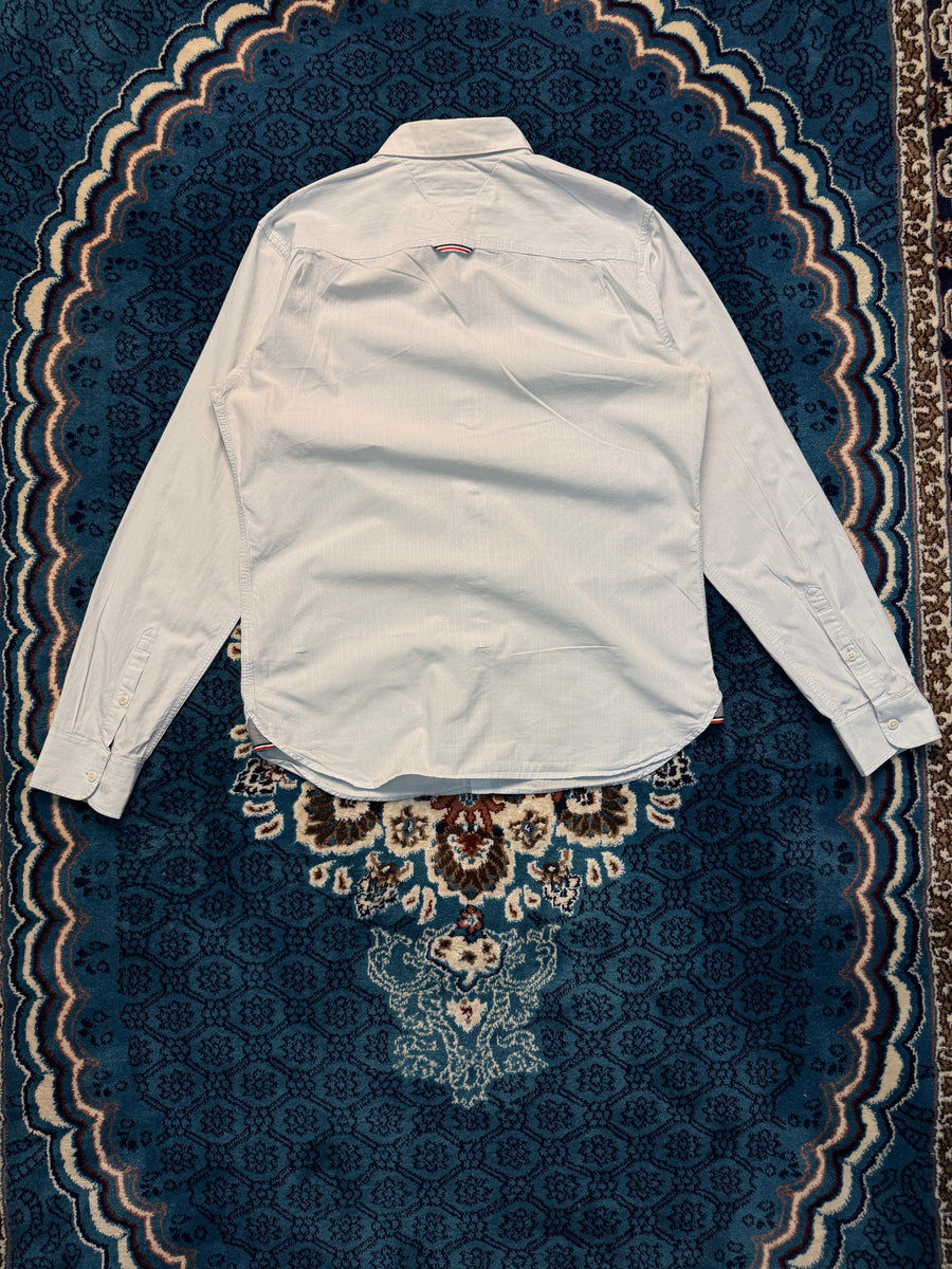 Hilfiger Denim Patterned Sky Blue Shirt - M