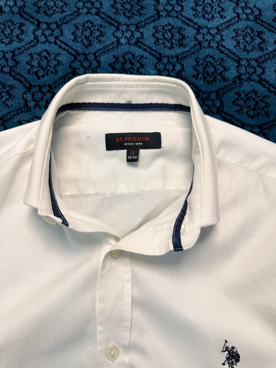 US Polo Assn. White Shirt - M