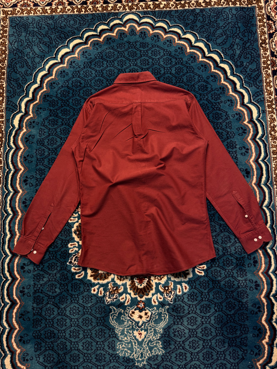 Ralph Lauren Maroon Slim Fit Shirt - M