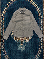 Tommy Hilfiger Stripe Grey Slim Fit Shirt - S