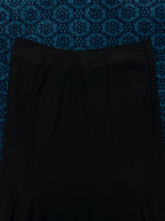 MESASL Black Ruffle Midi Skirt - M