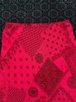 Marks & Spencer Pink Floral Paisley Tiered Midi Skirt - M