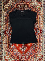 Yessica Black Sleeveless Beaded Top - M