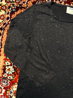 Old Navy Black Glitter Shirt - M