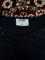 Old Navy Black Glitter Shirt - M