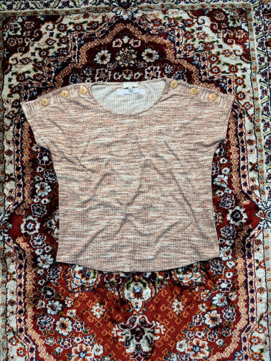 Laura Petites Orangish Brown Top - XS