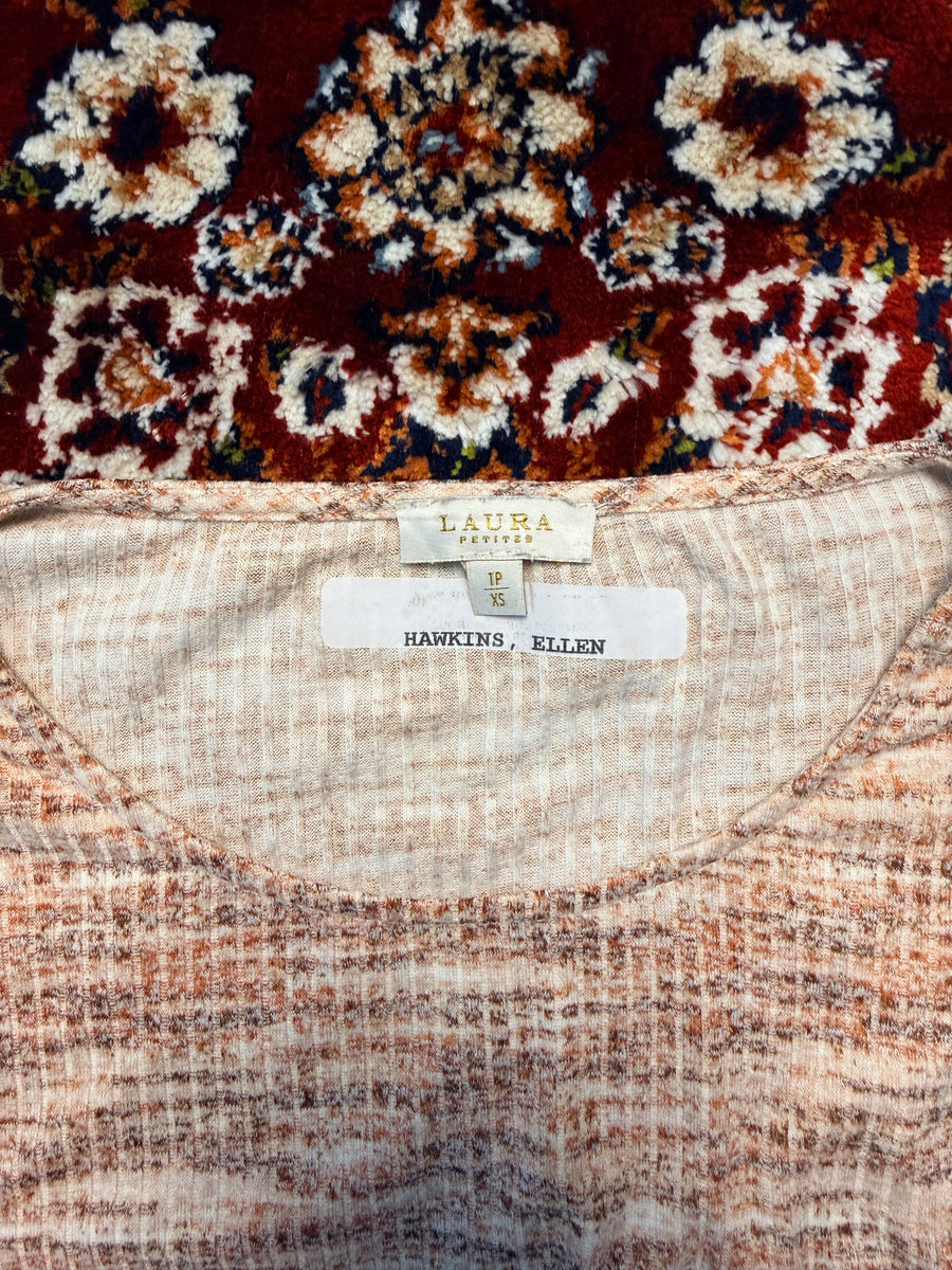 Laura Petites Orangish Brown Top - XS