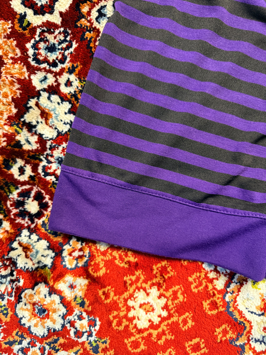TATC Stripe Purple Floral Tee - XL