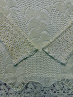 Vintage Yellow Crochet Mesh Top - M