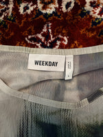 Weekday Light Green Net Top - L