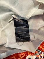 Weekday Light Green Net Top - L