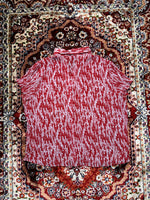 Classics Red Collared Net Blouse - L