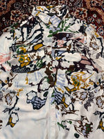 Masimmo Dutti White Silk Top - 8