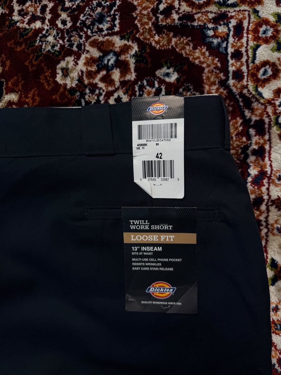 Dickies Black Loose Fit Tagged Chino Shorts - 42
