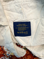 Polo Ralph Lauren White Straight Fit Pima Cotton Shorts - 32