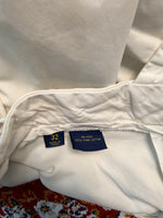 Polo Ralph Lauren White Straight Fit Pima Cotton Shorts - 32