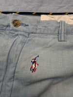 Polo Ralph Lauren Sky Blue Classic Fit Cotton Shorts - 42