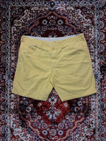 Polo by Ralph Lauren Yellow Relaxed Fit Cotton Shorts - 40