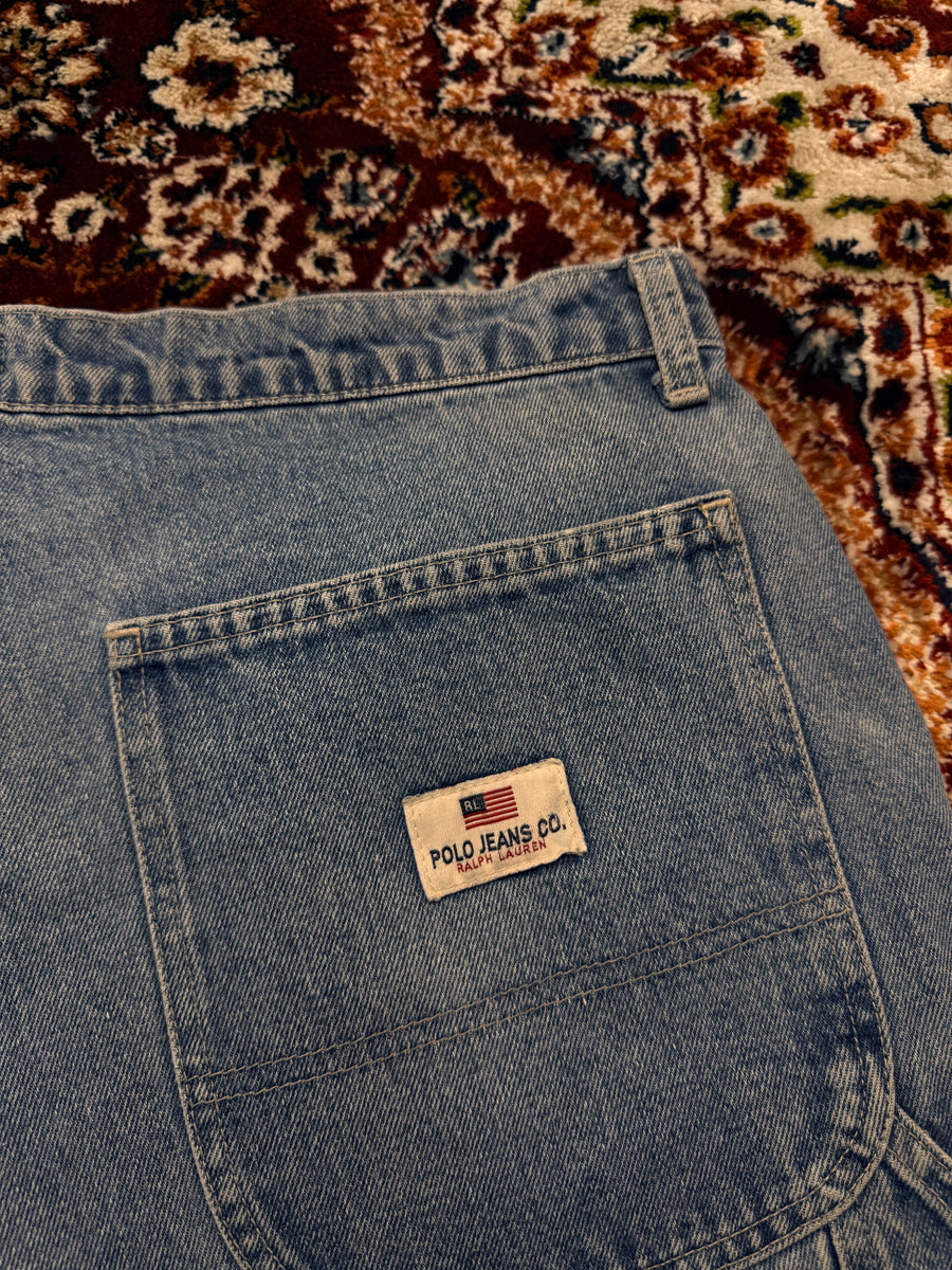 Polo Jeans Co. Denim Carpenter Shorts - 36