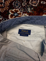 Polo Ralph Lauren Grey Relaxed Fit Cotton Shorts - 36