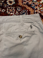 Polo Ralph Lauren Grey Relaxed Fit Cotton Shorts - 36