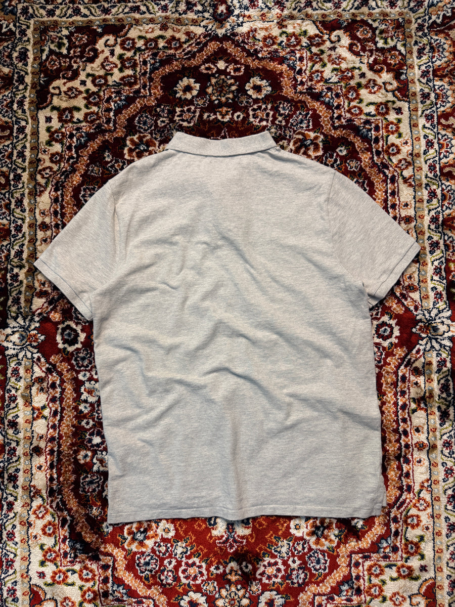 Polo Ralph Lauren Light Grey Custom Slim Fit Polo Shirt - L
