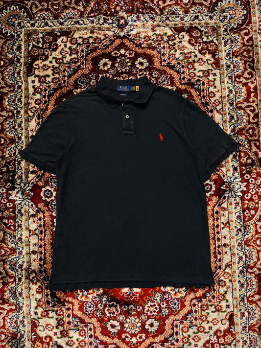 Polo Ralph Lauren Black Classic Fit Polo Shirt - L