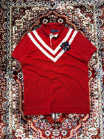 Polo Ralph Lauren Red Vintage Custom Fit Polo Shirt - L