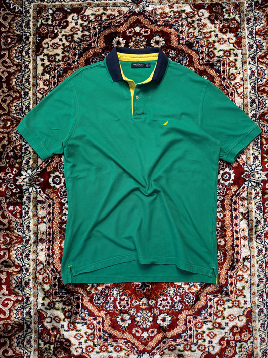 Nautica Green Polo Shirt - M