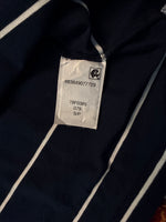 Tommy Hilfiger Stripe Navy Blue Polo Shirt - S