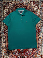 Tommy Hilfiger Green Vintage 1985 Slim Fit Polo Shirt - XL