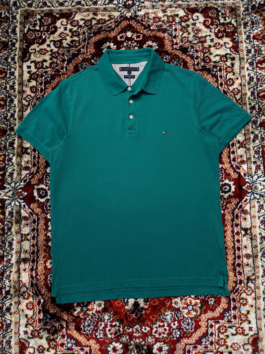 Tommy Hilfiger Green Vintage 1985 Slim Fit Polo Shirt - XL