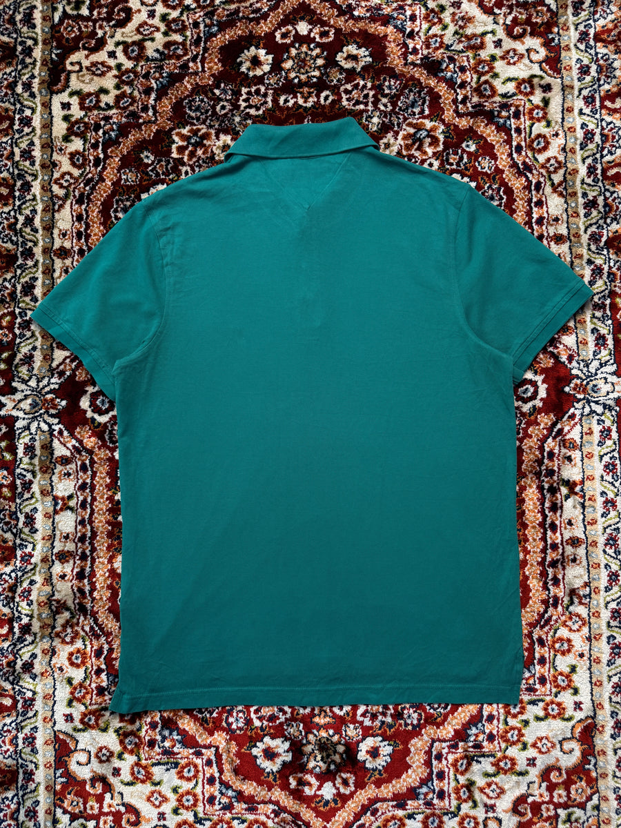 Tommy Hilfiger Green Vintage 1985 Slim Fit Polo Shirt - XL