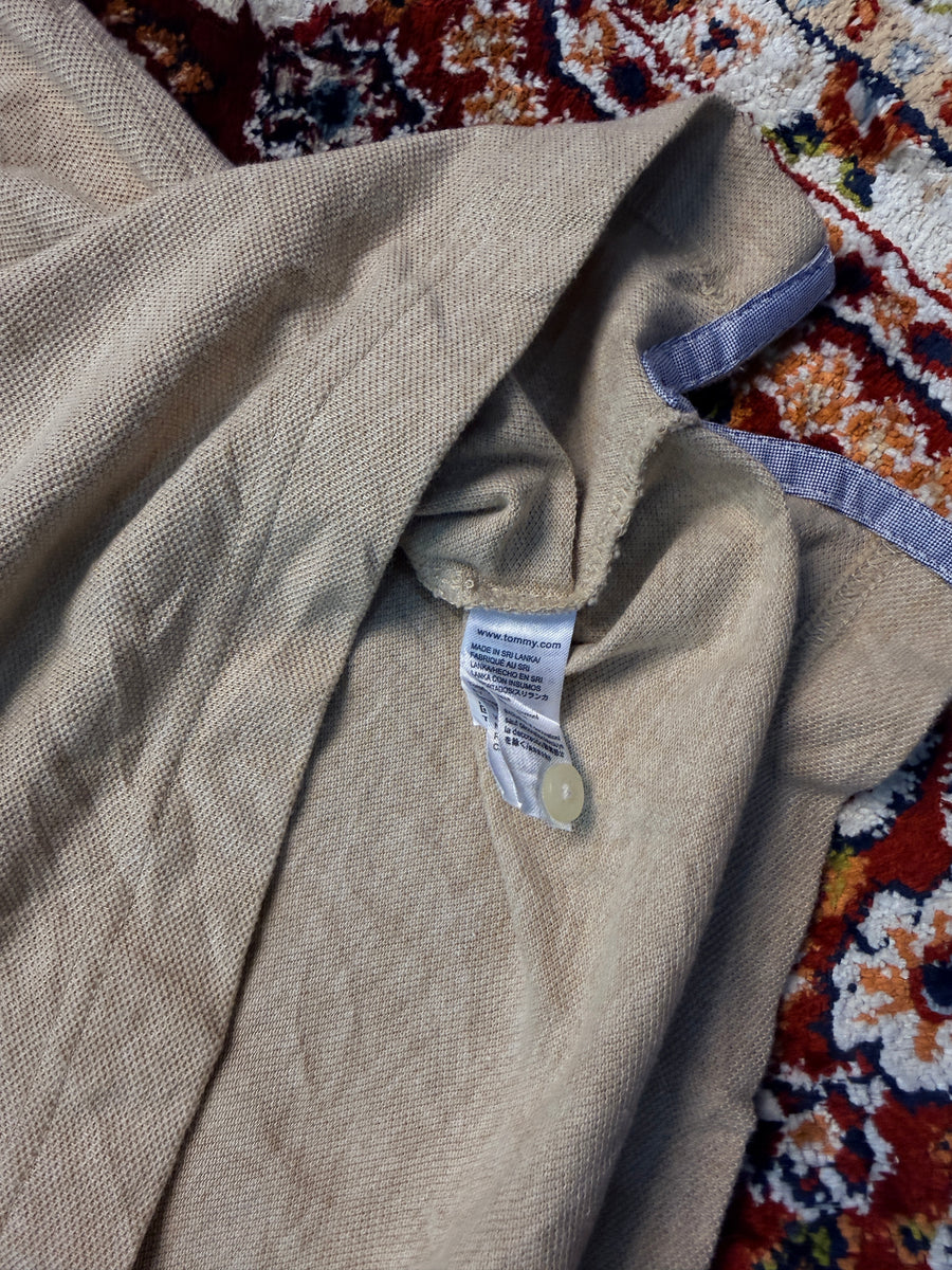 Tommy Hilfiger Light Brown Classic Fit Polo Shirt - M