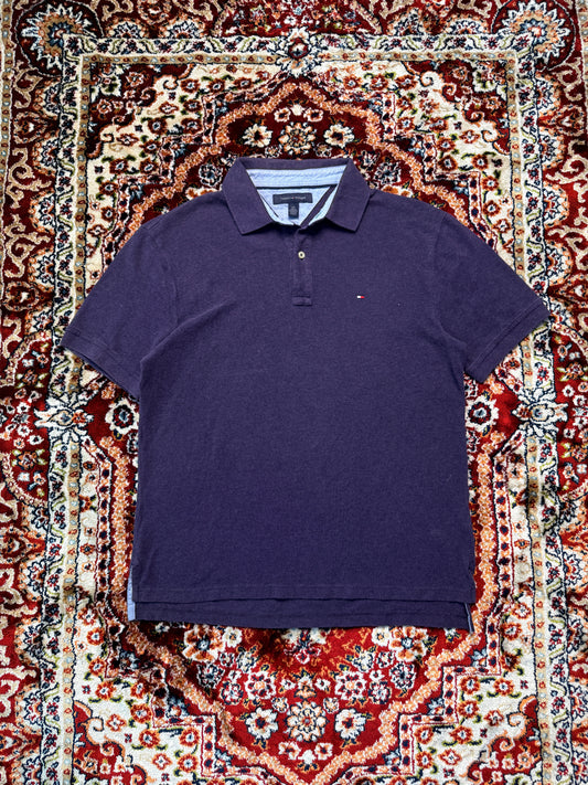 Tommy Hilfiger Purple Polo Shirt - L