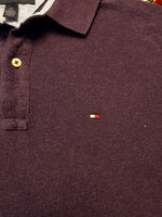 Tommy Hilfiger Purple Polo Shirt - L