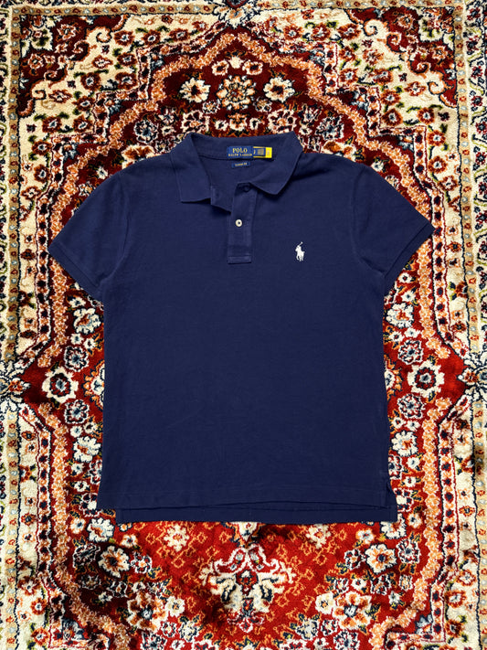 Polo Ralph Lauren Navy Blue Classic Fit Polo Shirt - S
