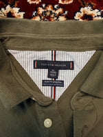 Tommy Hilfiger Army Green Slim Fit Stretch Polo Shirt - XL