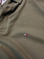 Tommy Hilfiger Army Green Slim Fit Stretch Polo Shirt - XL