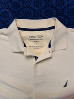 Nautica Yellow Performance Deck Polo Shirt - L