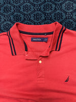 Nautica Salmon Pink Polo Shirt - XL