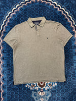 Nautica Army Green Performance Deck Classic Fit Polo Shirt - L