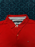 Tommy Hilfiger Red Slim Fit Polo Shirt - XL