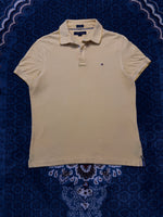 Tommy Hilfiger Yellow Custom Fit Polo Shirt - M